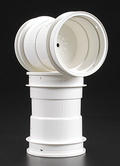 CPE-WHL1:  Clodbuster Plastic Wheel Pair - White