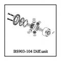 BS903-104: Ground Pounder Complete Differential Assembly